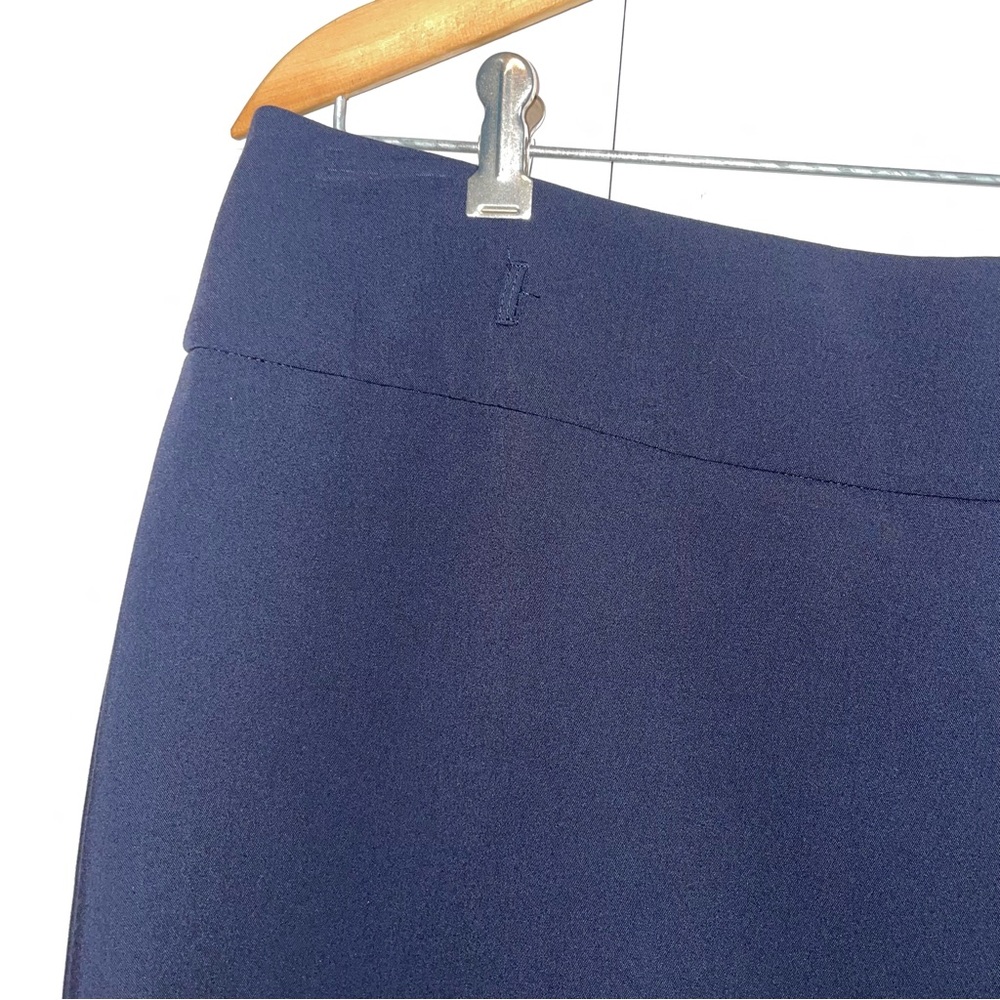 Liz Claiborne Navy Blue Pencil Skirt 14 Office Career Business Work - Picture 2 of 8